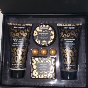 Pier 1 Amber Musk bath set